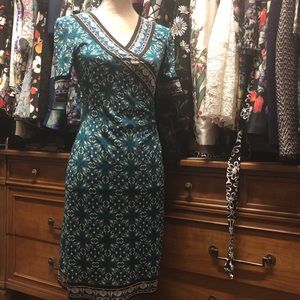 Studio M faux Wrap Dress Xs excellent condition